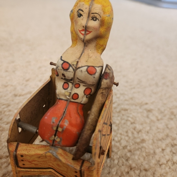 1945 Lil Abner Dogpatch Band Tin Set Of 2 - Picture 5 of 6